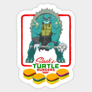 Slash's Turtle Burgers Sticker